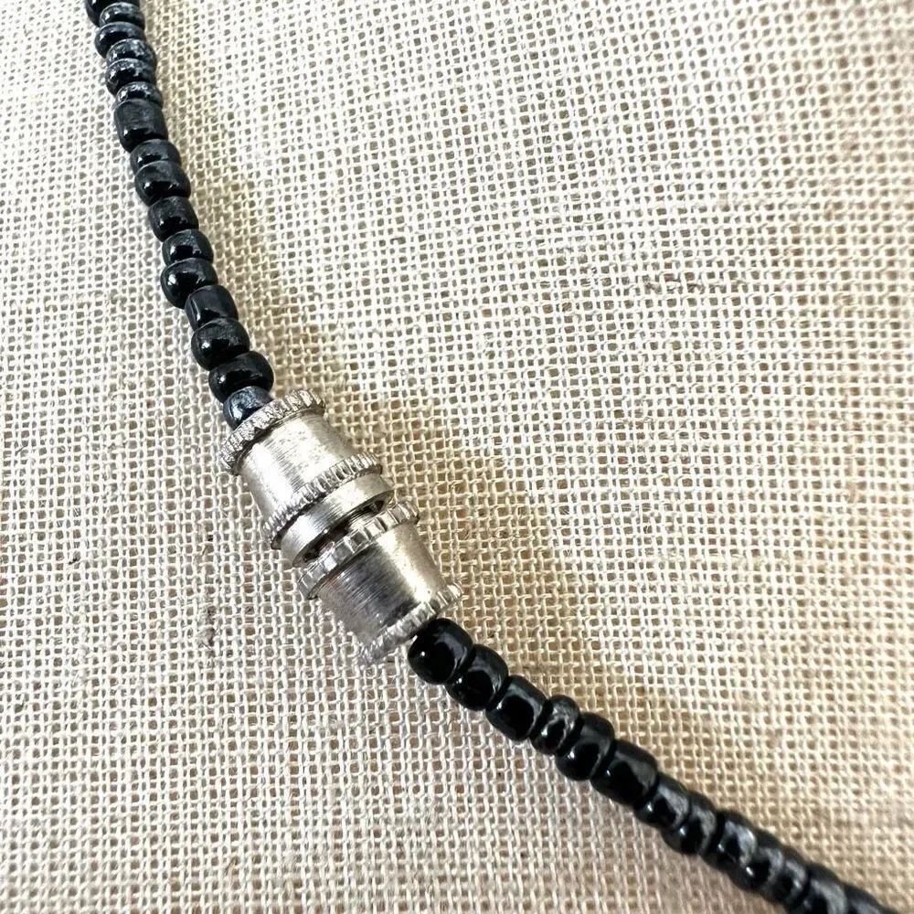 Hematite aventurine pendant necklace